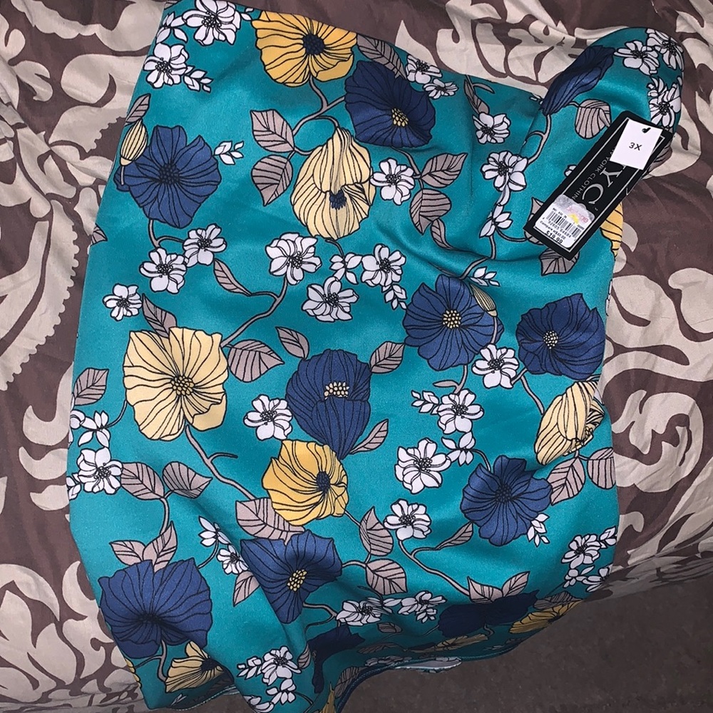 NYCC Floral Business Casual Skirt